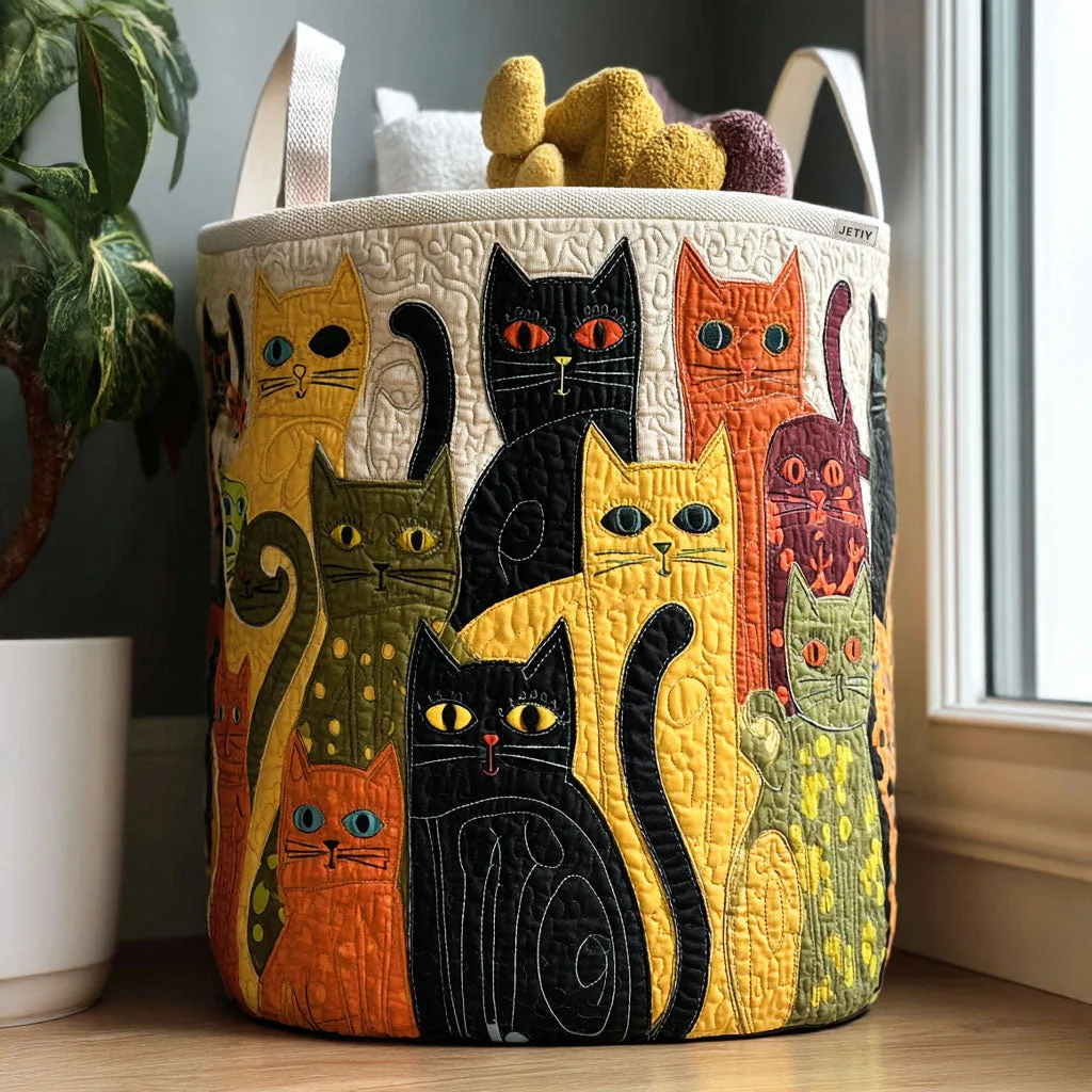 Gato | Cesto de Roupa Feito à Mão
